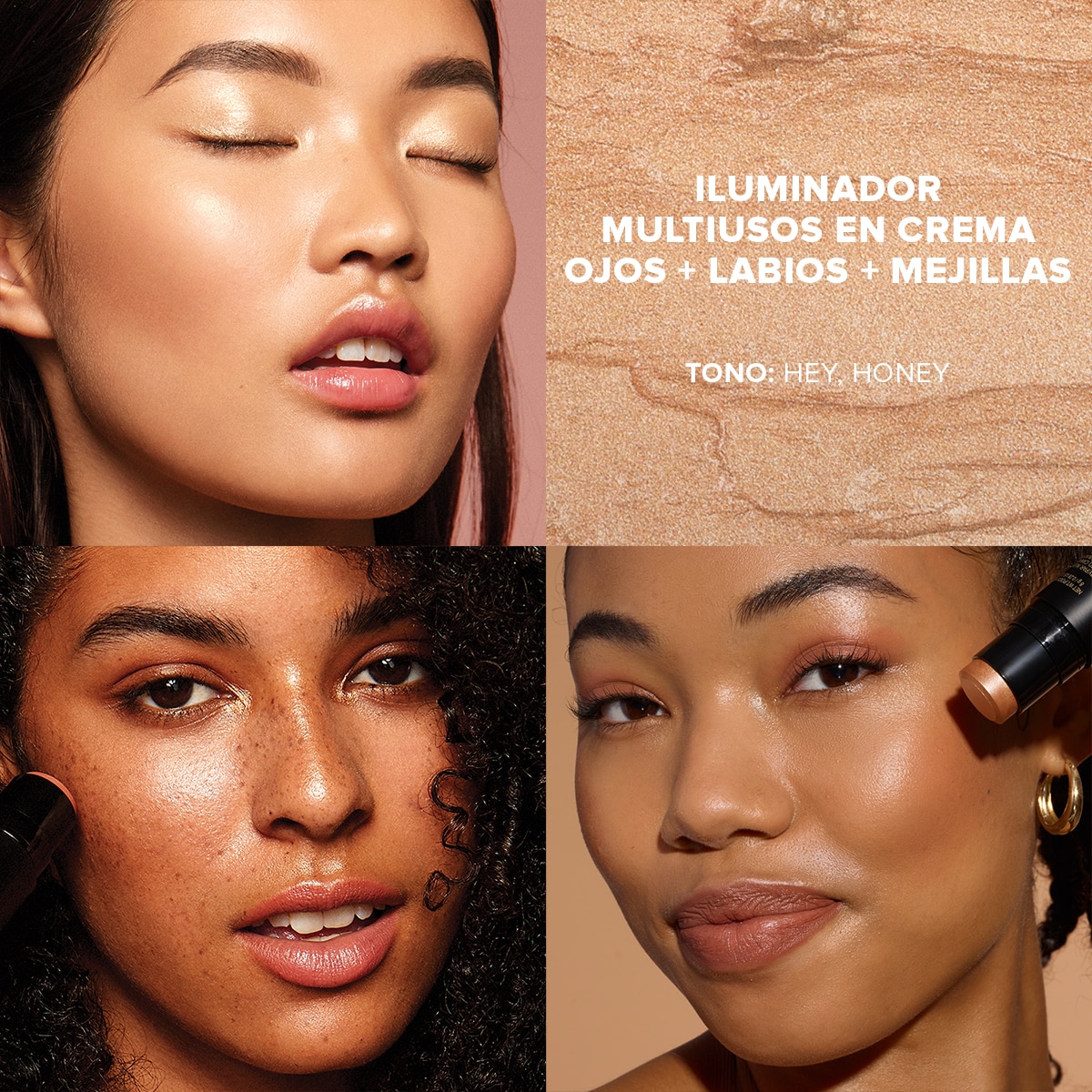 NUDIES ALL OVER FACE COLOR GLOW (ILUMINADOR FACIAL)